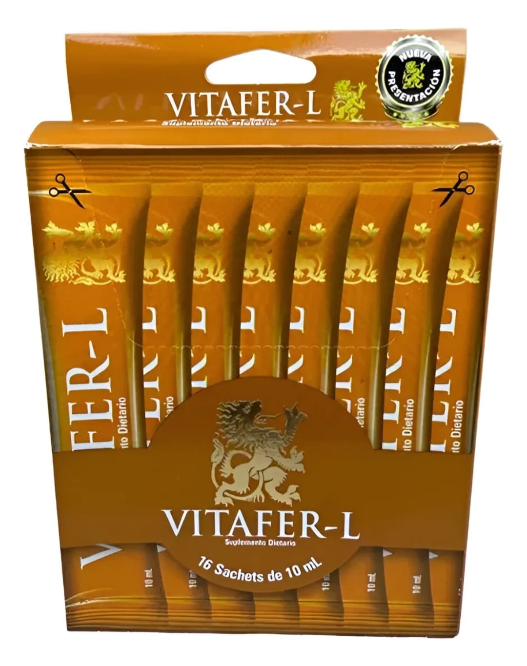 Vitafer-L Caja con 16 sobres de 10 ml